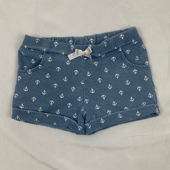 Tommy Bahama Girls Nautical Anchor Shorts Size 7/8 - Picture 1 of 7